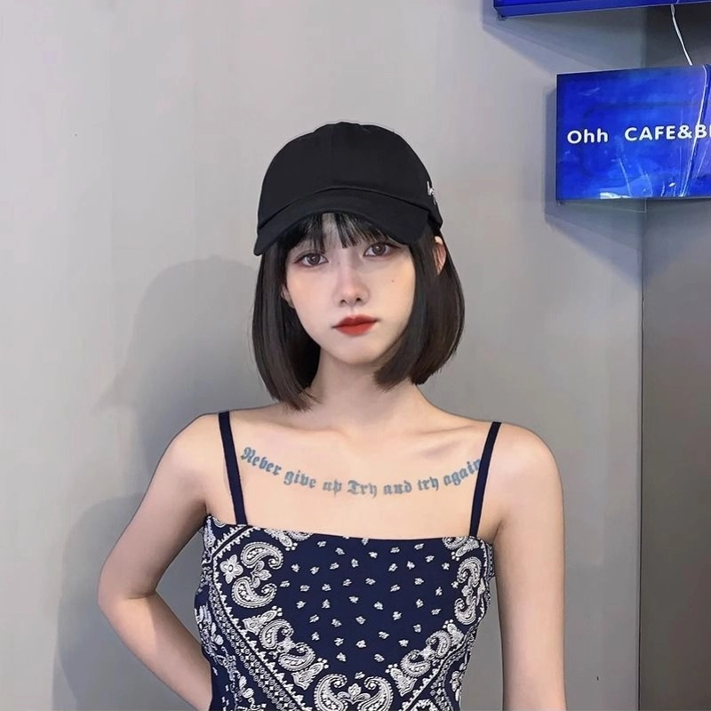 祎步康 防晒显脸小潮流户外遮阳 棉质 鸭舌帽 男女同款情侣款