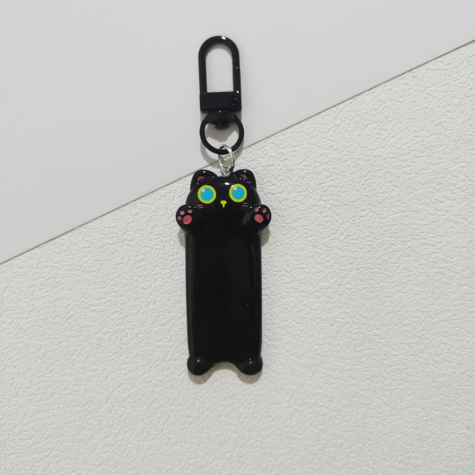 祎步康 长条猫咪可爱卡通软萌动物包包 树脂 挂件 男女同款情侣款