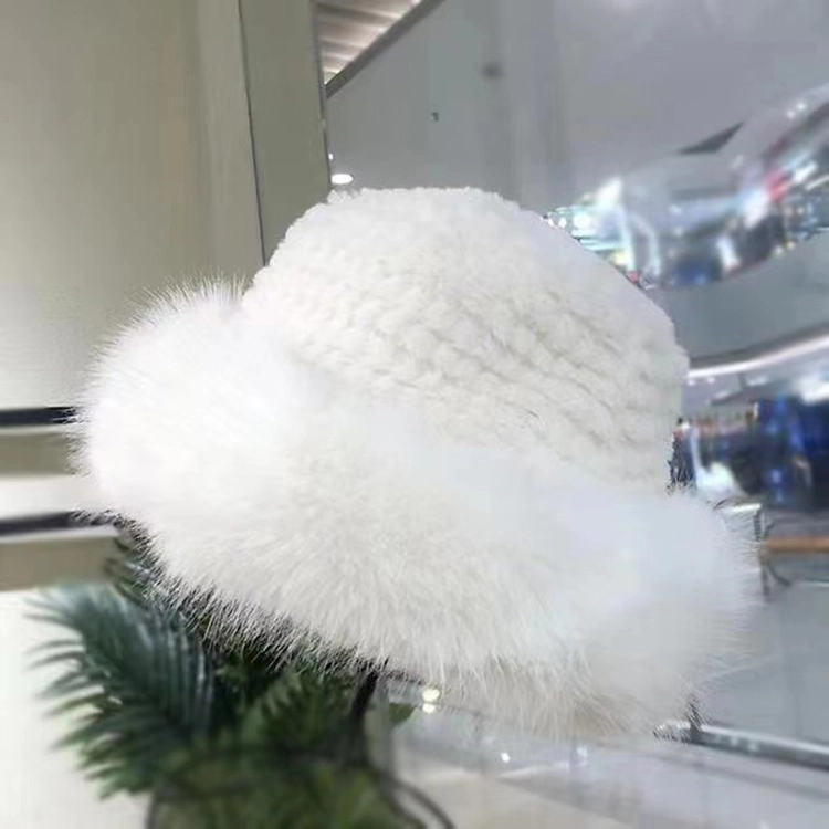 祎步康 加厚防寒风秋冬季显脸小盆帽加厚保暖 棉 渔夫帽 女款