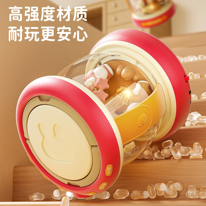 古欧 手拍鼓 旋转木马 音乐 可充电 礼盒装 智能玩具