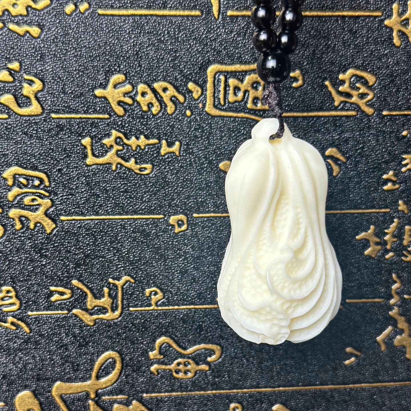 【福庙流通处】 弘浪 国风新中式盘玩白菜家居茶艺随身把玩件饰品文玩升官发财龙运呈祥富贵平安 象牙果 手把件 男女同款情侣款