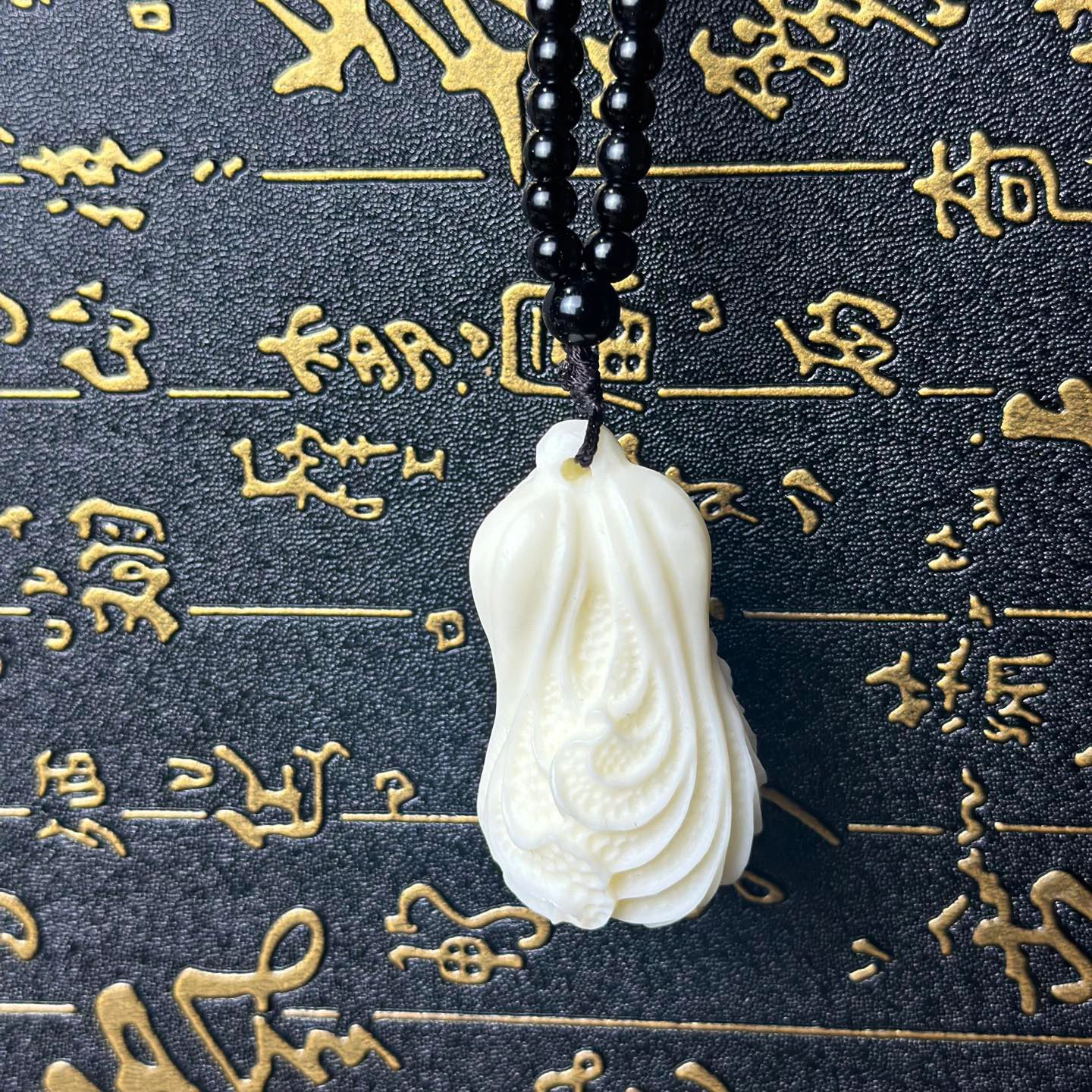【福庙流通处】 弘浪 国风新中式盘玩白菜家居茶艺随身把玩件饰品文玩升官发财龙运呈祥富贵平安 象牙果 手把件 男女同款情侣款