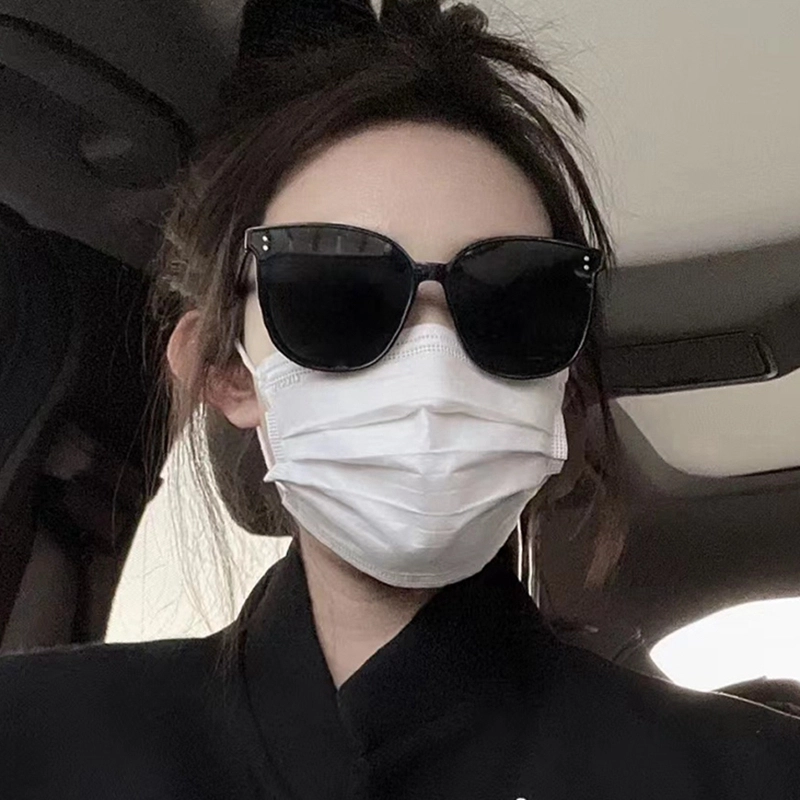 优幽兰 高级感大脸显小气质遮阳复古开车街拍防晒偏光驾驶休闲旅游 方形 太阳眼镜 男女同款情侣款
