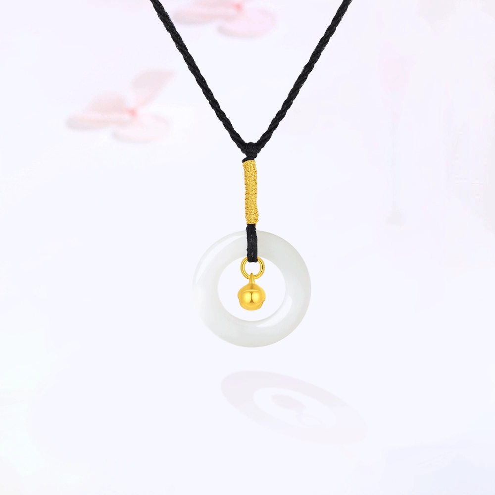 【赠卡片 心意礼】 金师傅 貔貅平安扣套装 顺遂招财纳福吞金兽 新中式国潮气质百搭小众高级#好运 菩提根 项链 男女同款情侣款