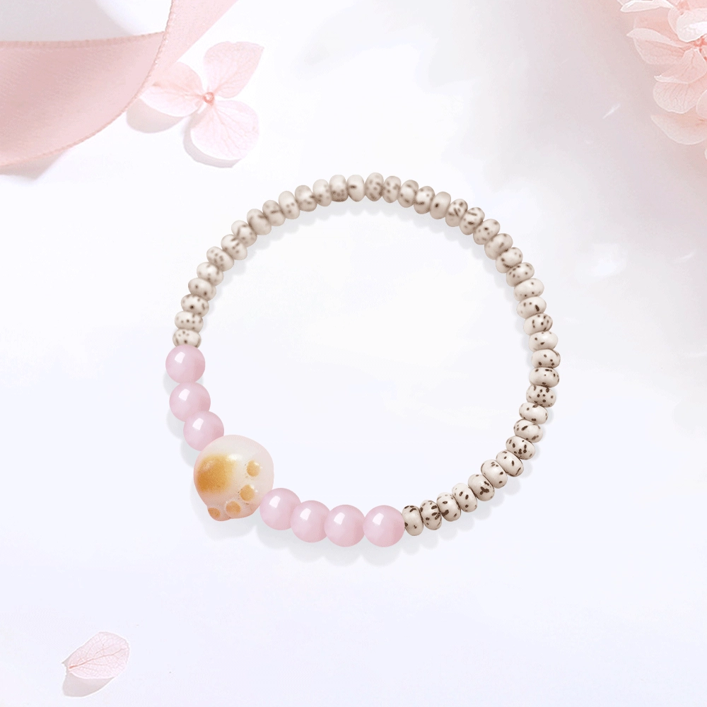 【精选高品质|招财纳福】 金师傅 猫爪串珠 招财猫时来运转 新中式国潮气质简约百搭萌趣可爱清新#好运 星月菩提 手串 男女同款情侣款