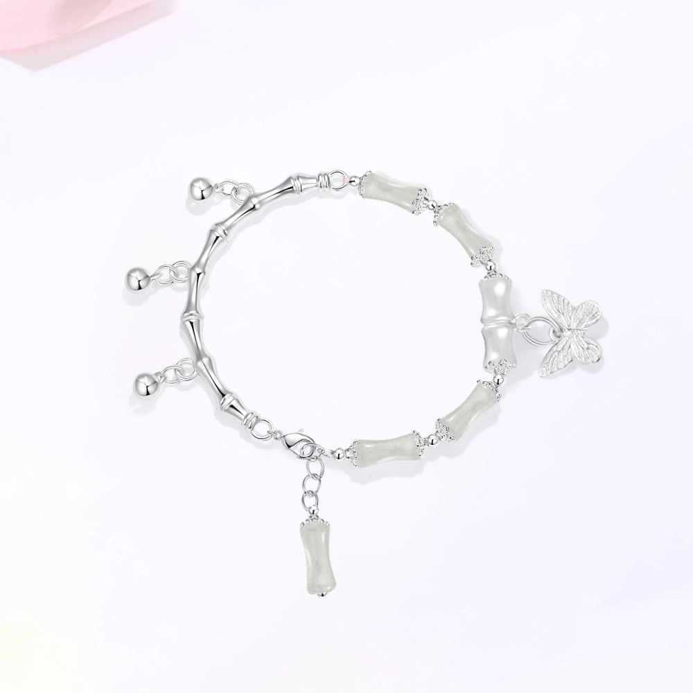 【甄选高品质】 金师傅 竹节流苏 节节高升 考试顺利上岸新中式国潮气质精致小清新 森系小众轻奢设计高级#好运 琉璃 手串 女款