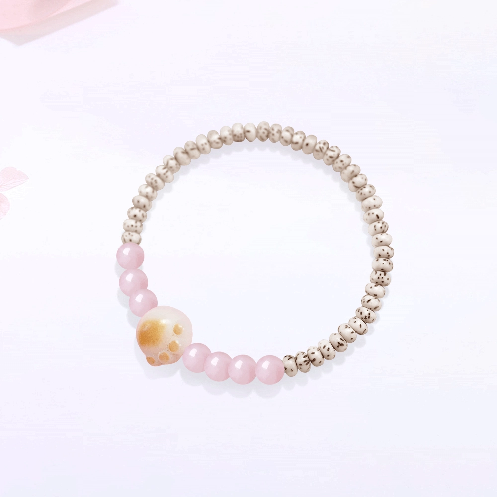 【精选高品质|招财纳福】 金师傅 猫爪串珠 招财猫时来运转 新中式国潮气质简约百搭萌趣可爱清新#好运 星月菩提 手串 男女同款情侣款
