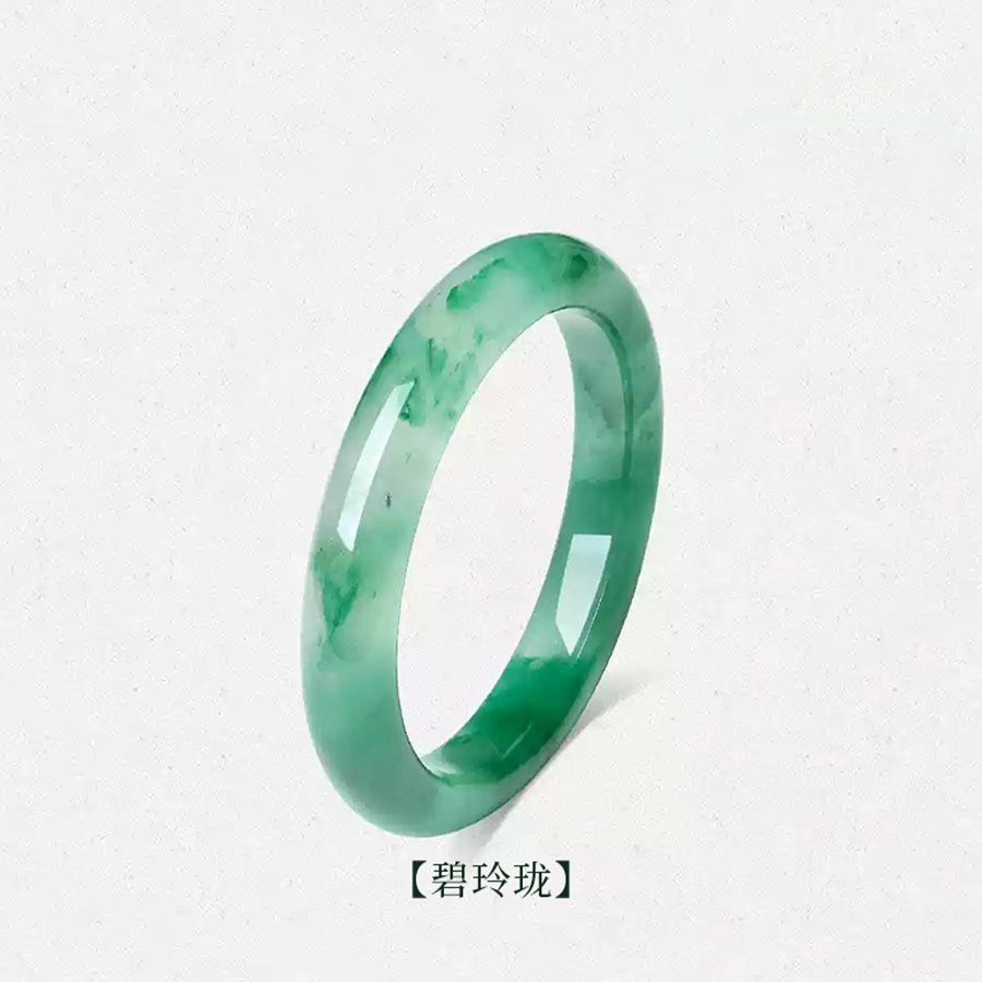 【甄选高品质】 金师傅 石英质玉 吉祥如意新中式国潮复古气质典雅温婉贵妃旗袍宫廷风 平安顺遂小众高级#好运 非洲翠 手镯 女款