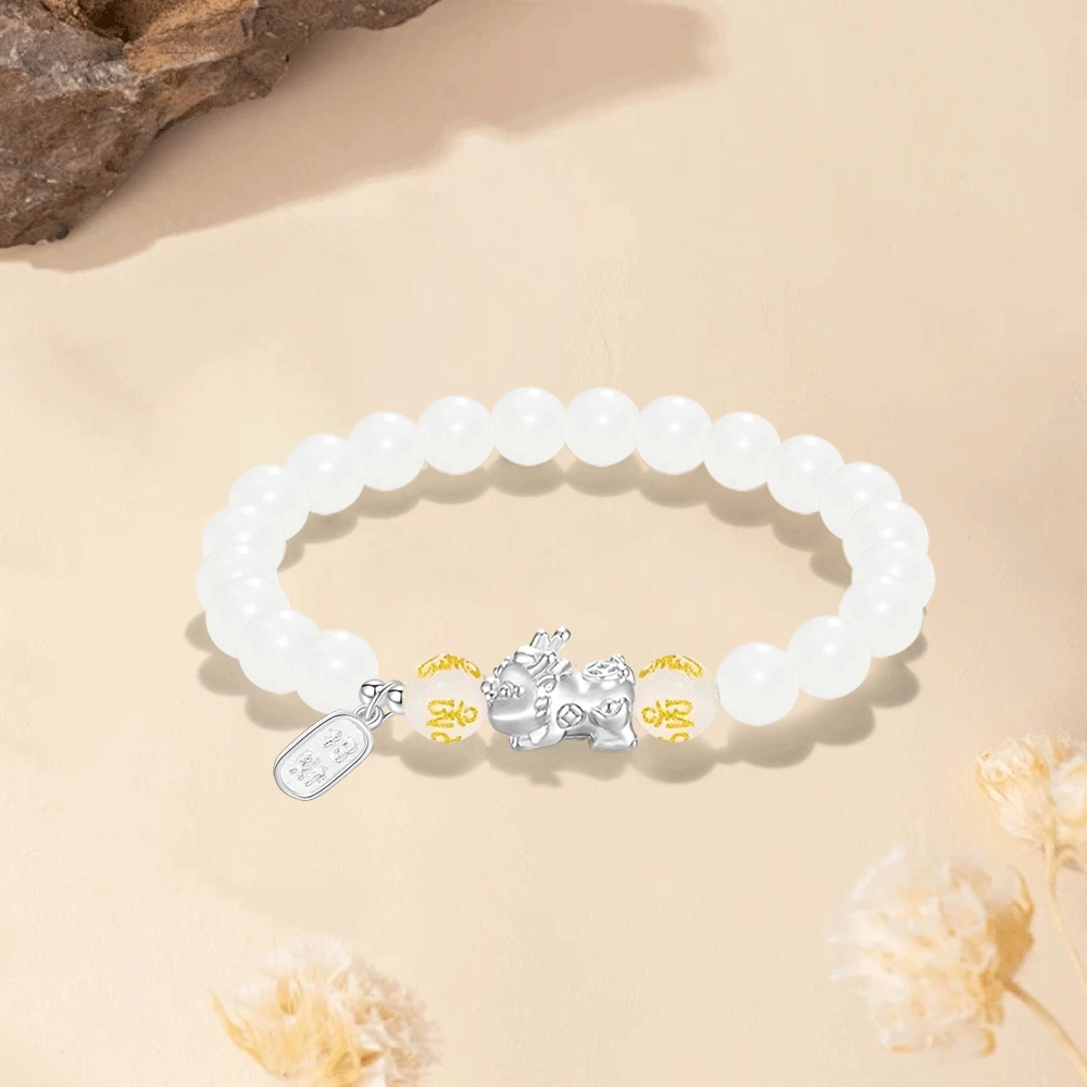 【S999纯银|甄选高品质】 金师傅 招财纳福系列套装 福牌貔貅新中式国潮气质简约百搭 小众轻奢高级 菩提子/菩提籽 手串 男女同款情侣款