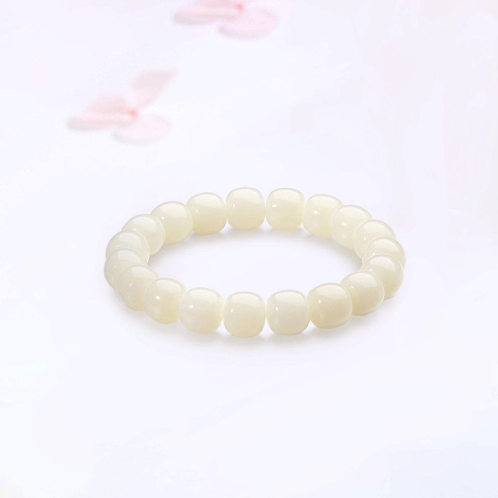 【甄选高品质】 金师傅 白月光素圈叠戴套装 时来运转新中式气质古典百搭 小众轻奢设计高级感#好运 白玉菩提 手串 男女同款情侣款