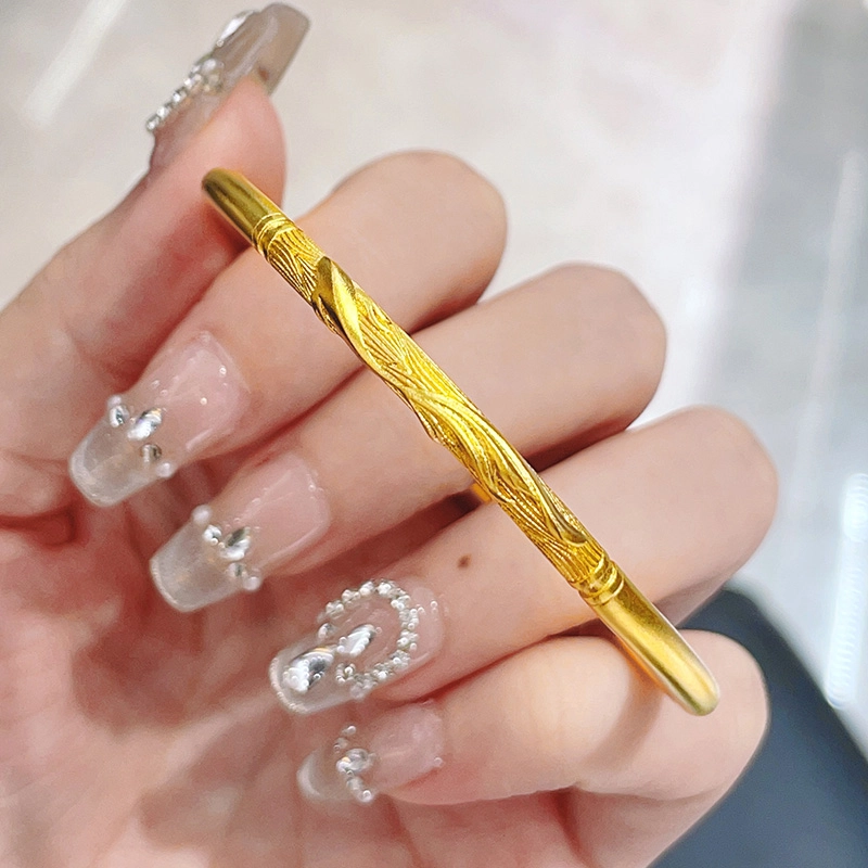 倾爱 花丝雀语 古法工艺 传承 足金 按克计价 黄金手镯 女款