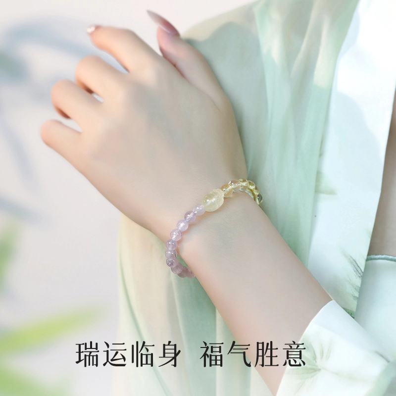 倾爱 貔貅 转运珠珠串 双倍 财源滚滚 好运闺蜜生日礼 水晶 手串 女款