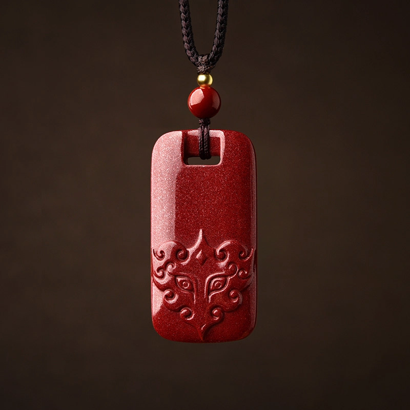 【匠心手作 平安招财】 灵菲 真品高含量紫金砂貔貅无事牌 新中式本命年平安顺利转运项链 #好运百搭吸金礼盒 朱砂 吊坠 男女同款情侣款