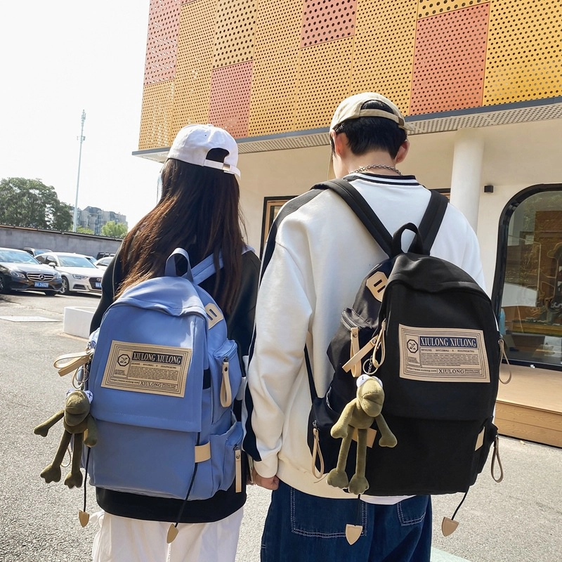 泰克森 大容量时尚旅行 尼龙 双肩包 大号 男女同款情侣款 黑色,红色,蓝色