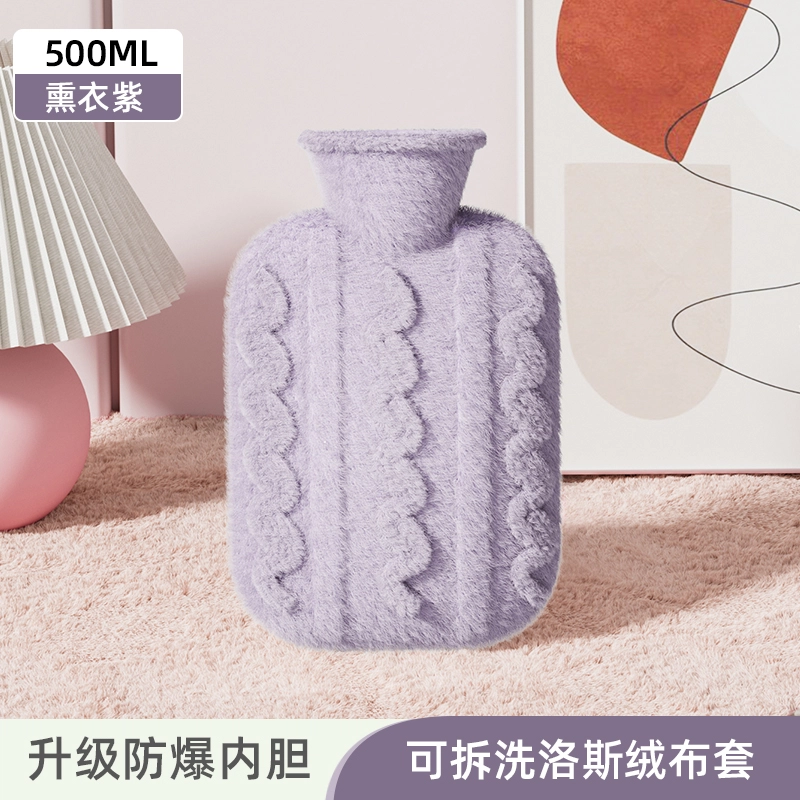 洋娃娃和小熊跳舞 可爱立体动物毛绒注水袋 暖手暖脚暖宫萌宠系列提花绒 玩偶周边