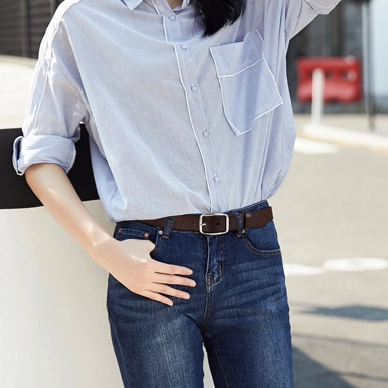 牛当家 针扣裤带 头层牛皮 皮带 男女同款情侣款