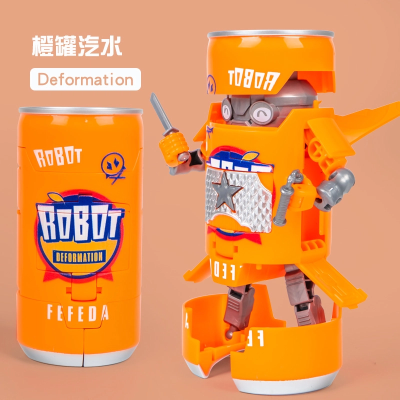 咕轹 易拉罐变形机器人 成品模型