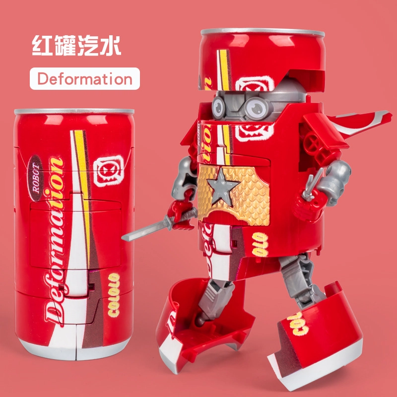 咕轹 易拉罐变形机器人 成品模型