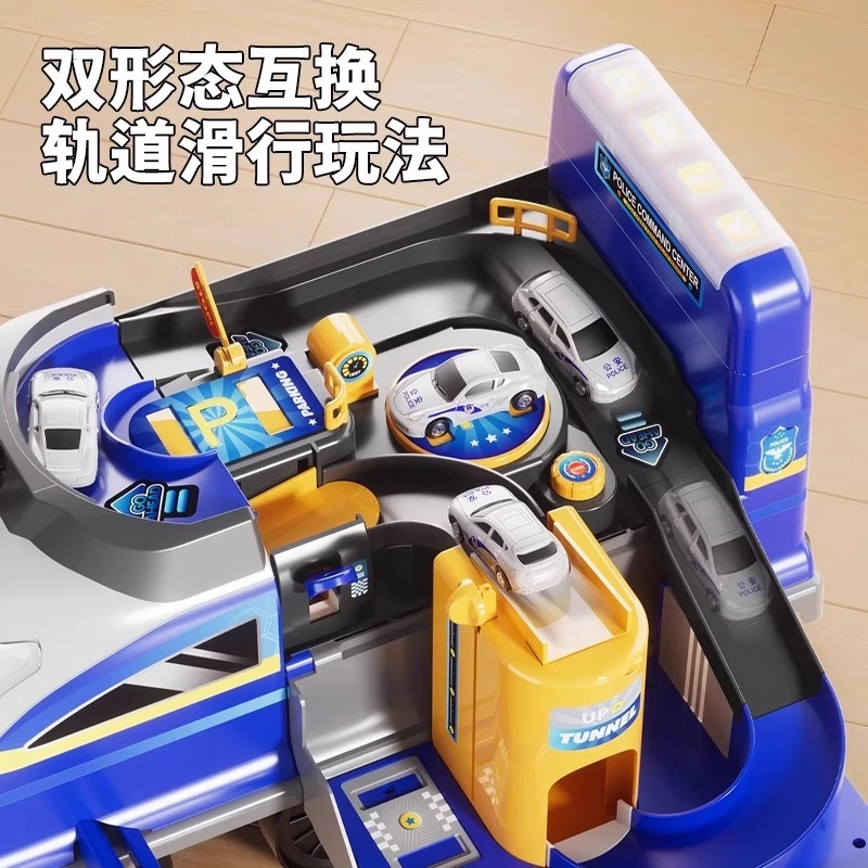 贝贝家 双造型高铁童车可坐人  灯光音效 圆角宽椅 方向盘 四轮车 玩具