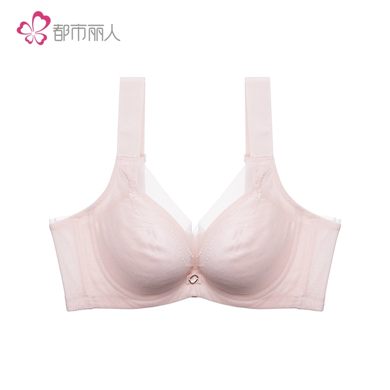 都市丽人 蕾丝小胸聚拢显大舒适防下垂文胸 女款