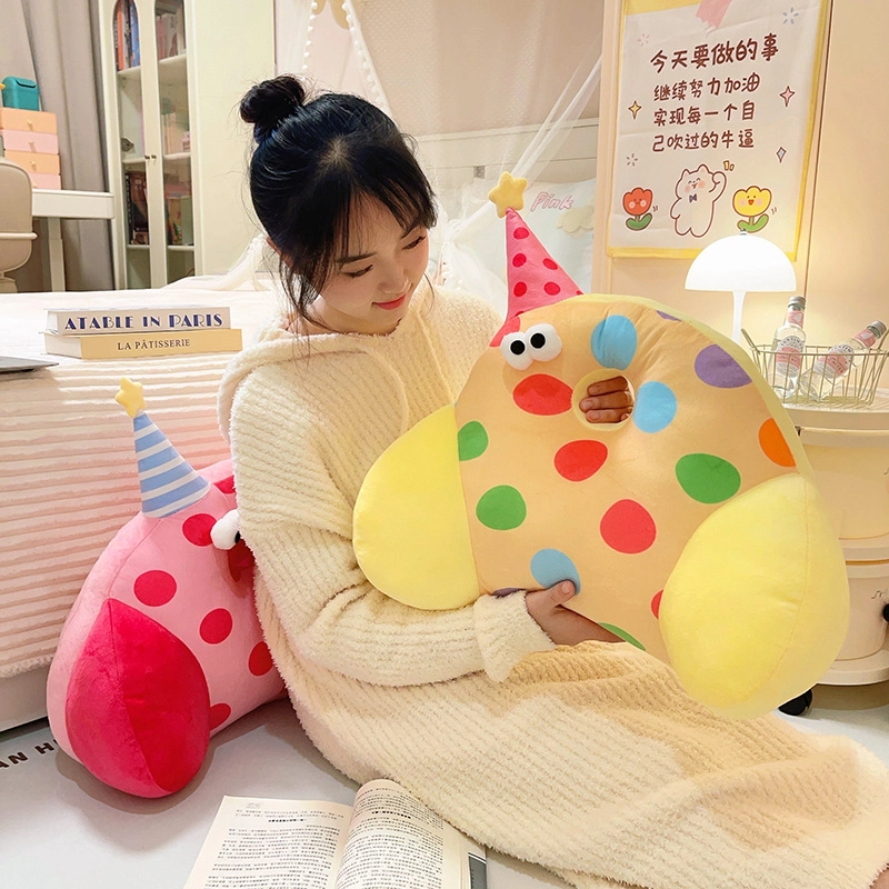 哆哆购 小怪物波点娃娃 创意呆萌可爱 玩偶周边