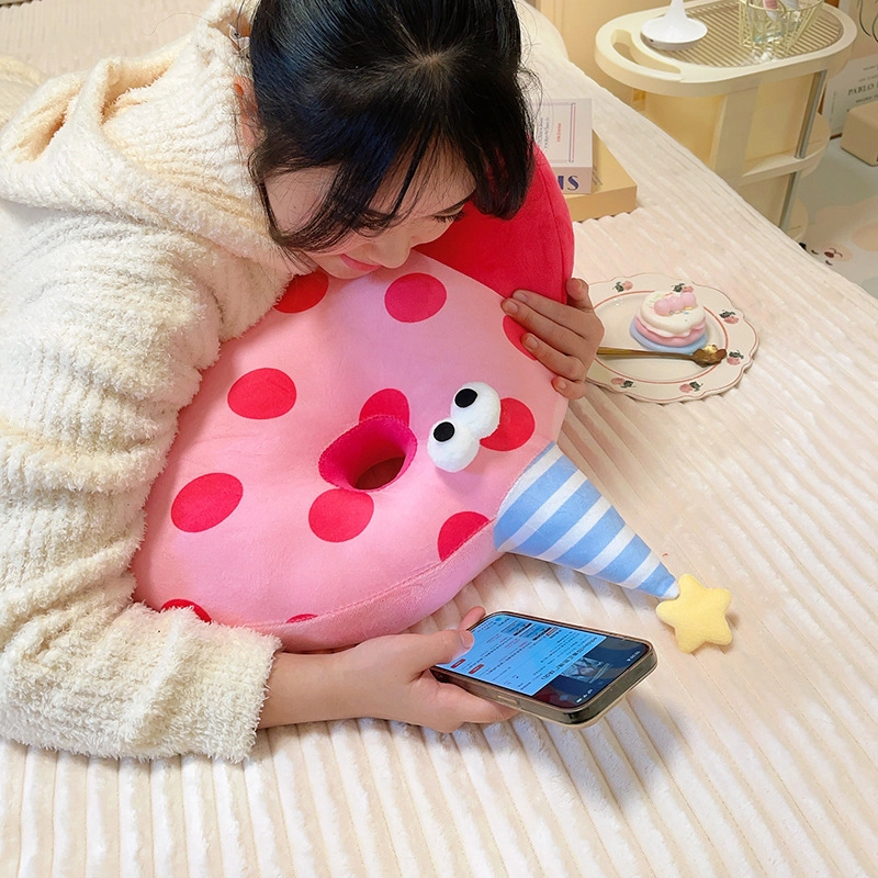 哆哆购 小怪物波点娃娃 创意呆萌可爱 玩偶周边