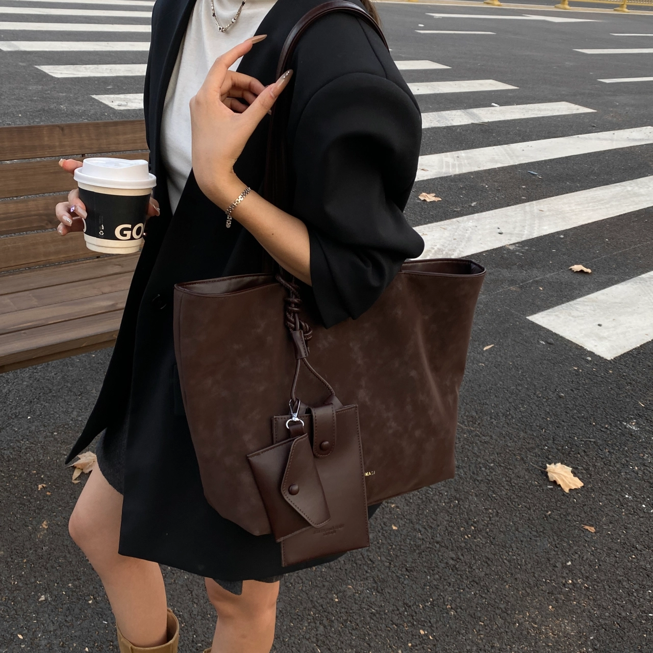 JIANGLIDA PU Tote