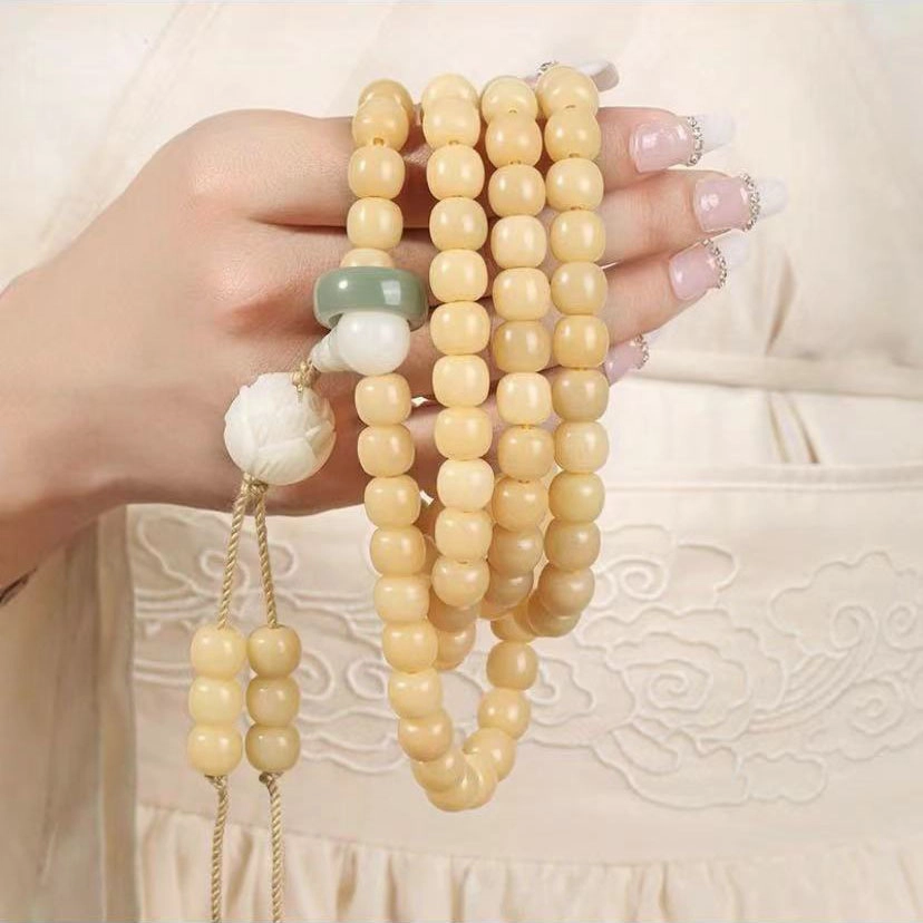 郁馨 好运莲莲 守财平安 新中式 吉祥如意  时来运转 八方来财 菩提根 手串 男女同款情侣款