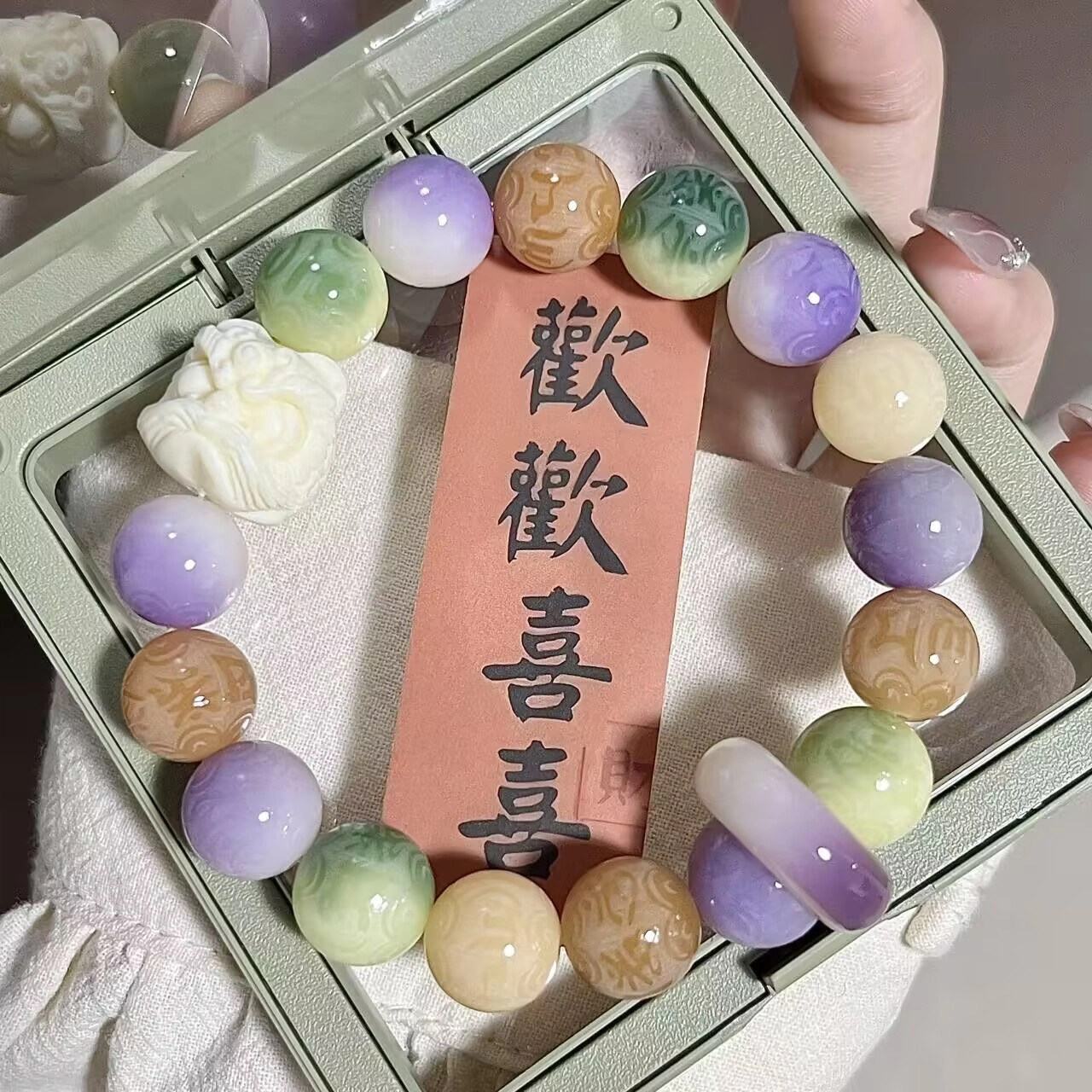 郁馨 星际招财貔貅八方来财纳福吞金兽转运佛珠 文玩盘串小众复古民族风 #好运 菩提根 手串 男女同款情侣款