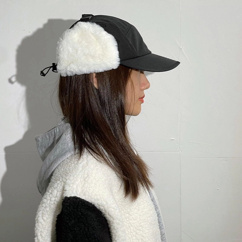 山一丸 冬季骑行加厚保暖帽防风滑雪防寒 鸭舌帽 男女同款情侣款