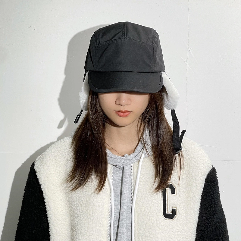 山一丸 冬季骑行加厚保暖帽防风滑雪防寒 鸭舌帽 男女同款情侣款