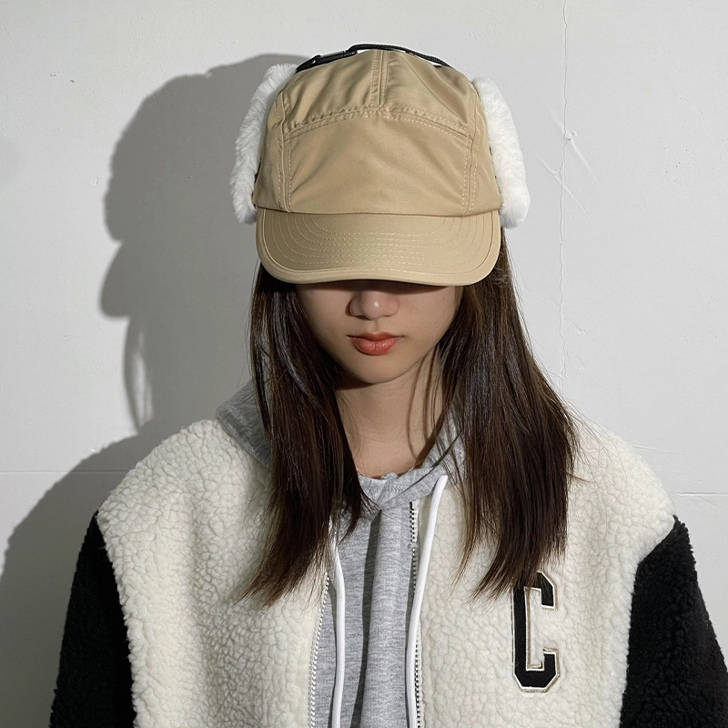 山一丸 冬季骑行加厚保暖帽防风滑雪防寒 鸭舌帽 男女同款情侣款
