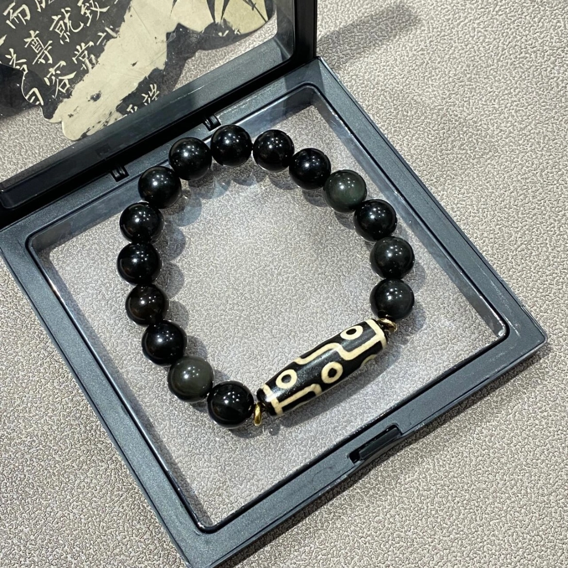 丰运阁 新中式民族风 增强运势释放压力缓解情绪 吉祥富贵好运连连  平步青云 酷炫图腾 玛瑙 手串 男女同款情侣款