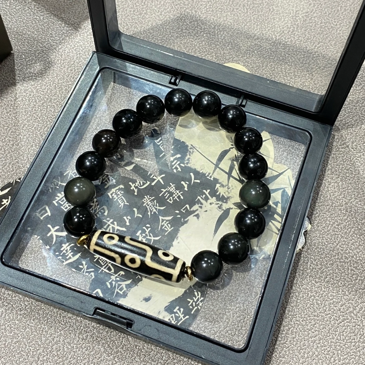 丰运阁 新中式民族风 增强运势释放压力缓解情绪 吉祥富贵好运连连  平步青云 酷炫图腾 玛瑙 手串 男女同款情侣款