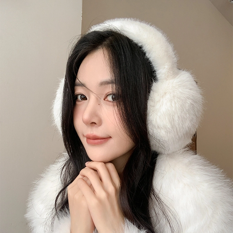 浪莎 纯色可折叠毛绒加绒防寒保暖  防冻耳暖 耳罩 男女同款情侣款