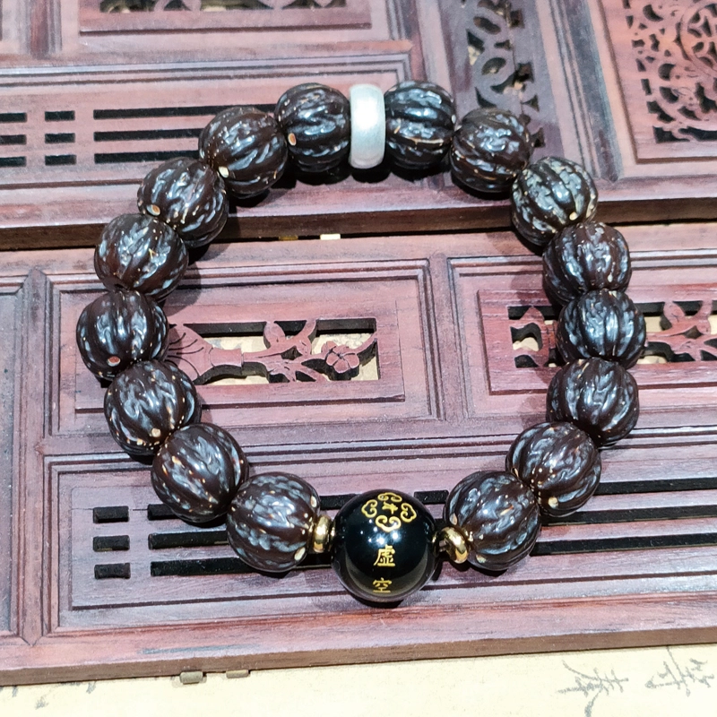 易明居 新中式京八棱 十二生肖本命佛守护神转运 招财文玩佛珠 平安纳福#好运 紫金鼠 手串 男女同款情侣款