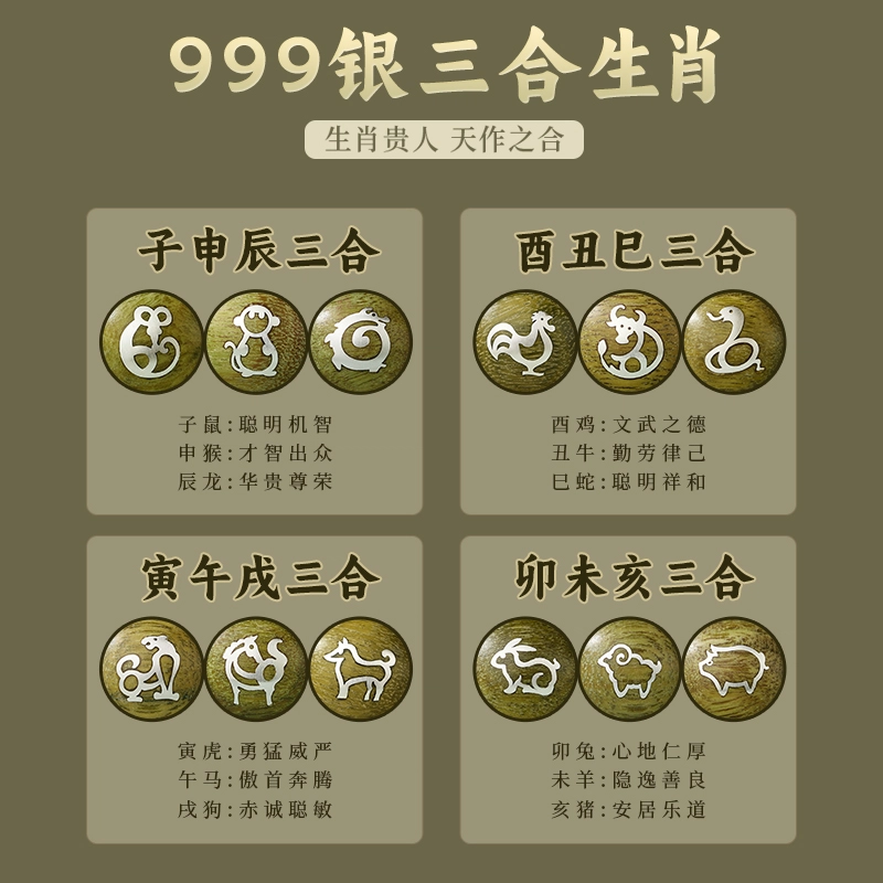 易明居 复古小众设计 十二生肖顺利 轻奢高级感 新中式国风檀木 文玩多财多福 招财上岸 盘玩佛珠#好运 绿檀 手串 男女同款情侣款