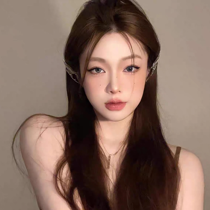 素 超仙蝴蝶翅膀一体式耳骨夹小众高级感精灵时尚潮#好运 合金 耳夹 女款