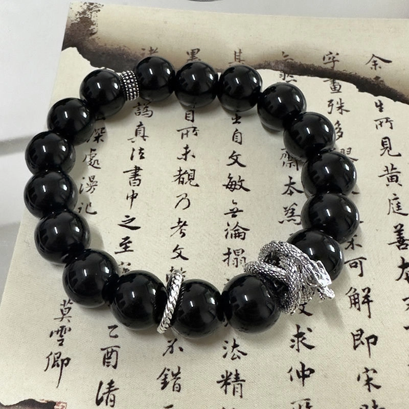 金瑞邦 新中式国潮  小众设计 高级感 国风 简单百搭 显白气质 转运来财 平步青云 步步高升 本命蛇#好运 檀木 木作手串 男女同款情侣款