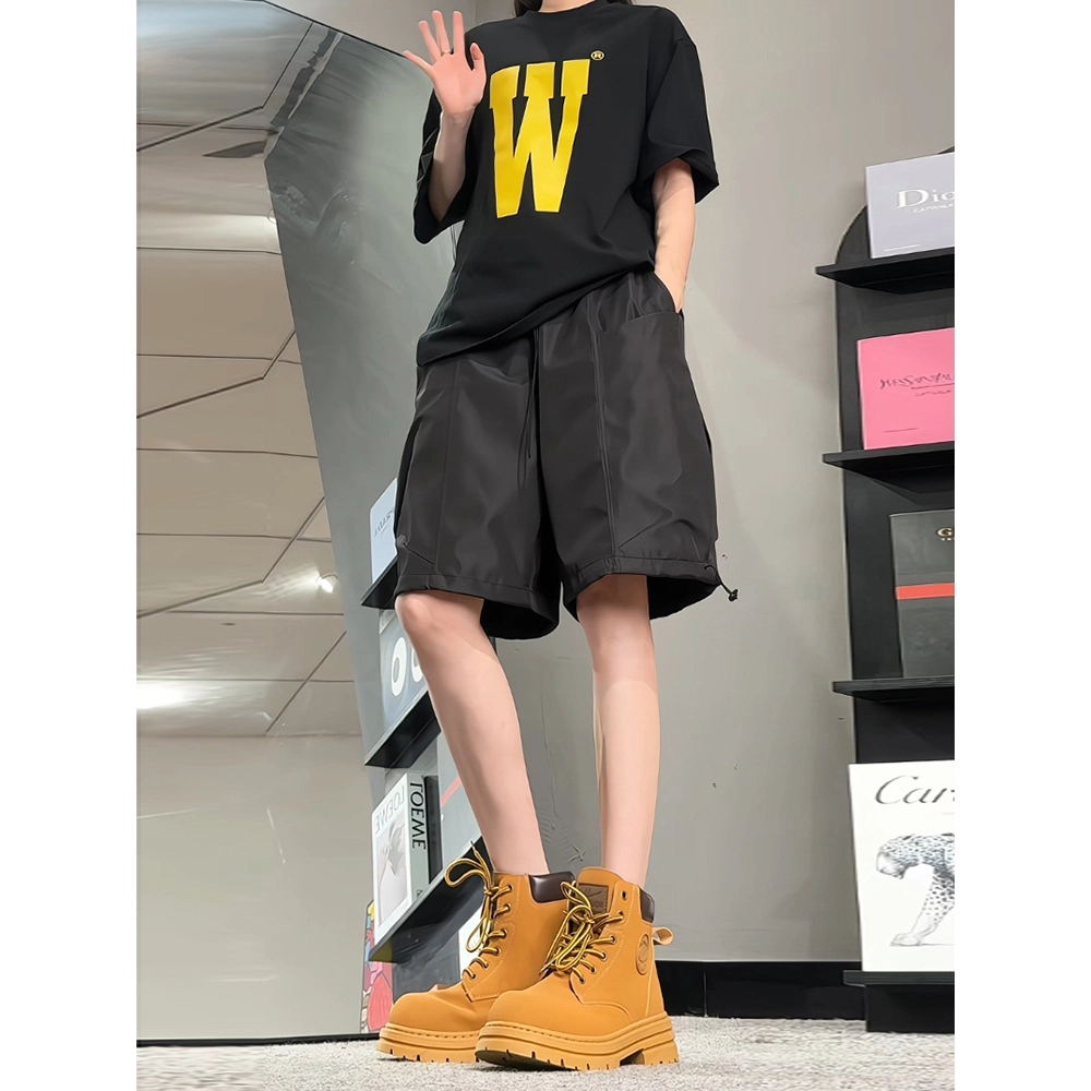 拾个壹先生 美式高街潮牌户外工装风百搭迷彩五分裤等多种款式休闲短裤 男女同款