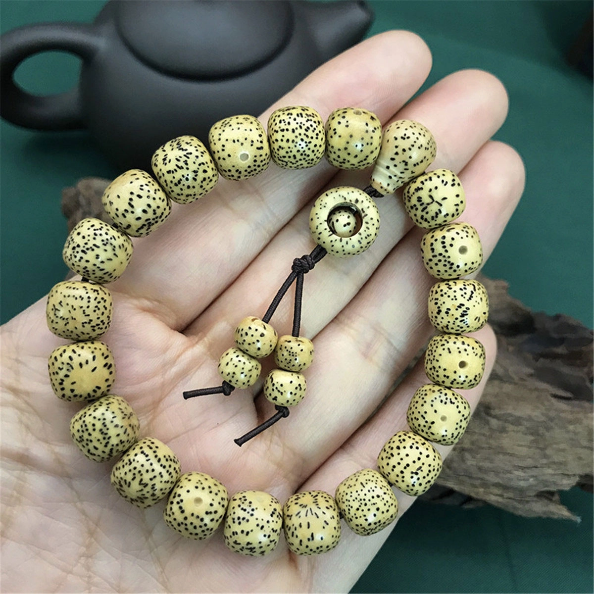 盈满堂 原生态黄金籽 星月菩提 手串 男女同款情侣款