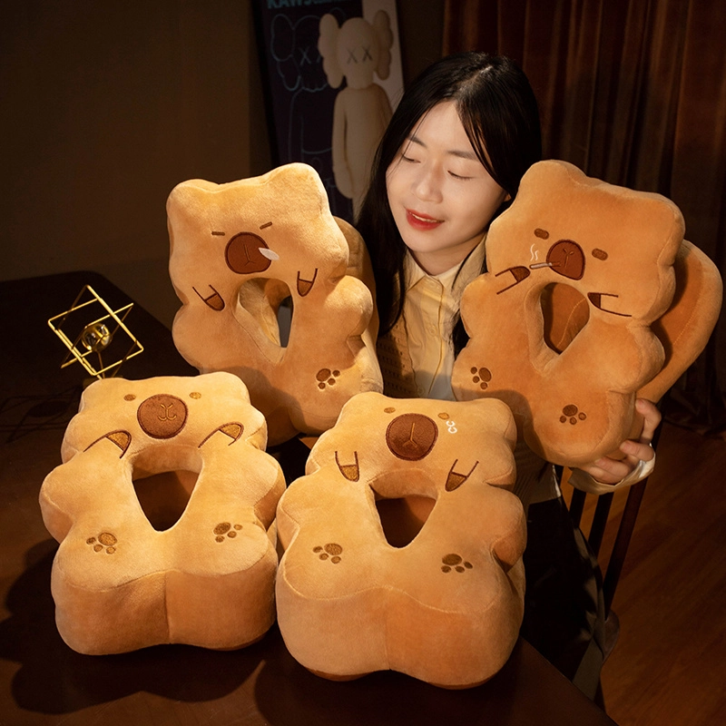 公主恋人 卡皮巴拉水豚午睡枕 午休抱枕趴枕 玩偶周边