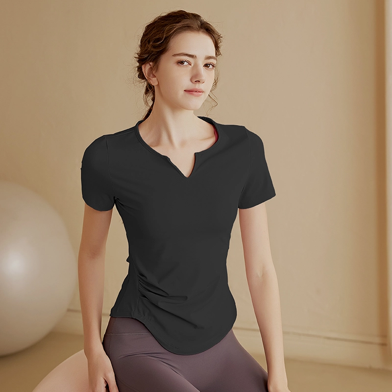 达兹 瑜伽短袖普拉提训练服健身衣 女款