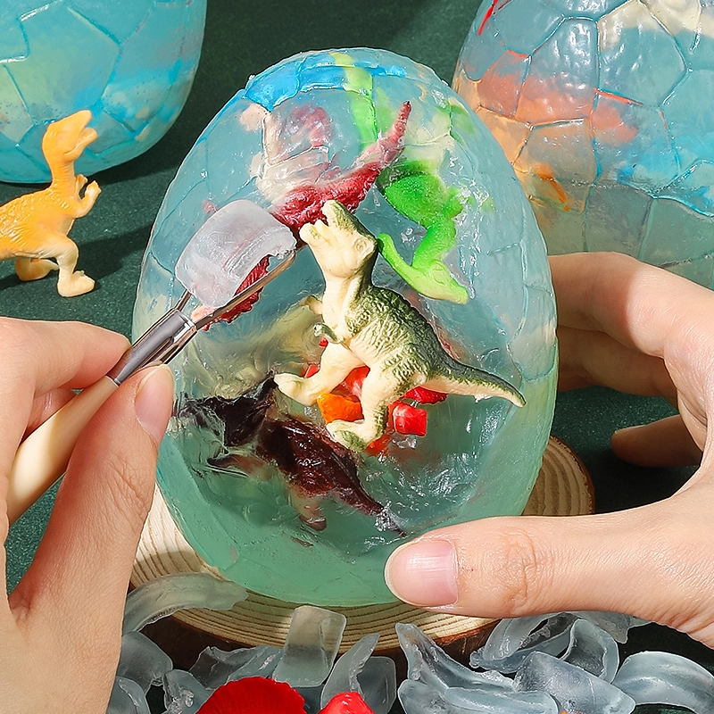 罗璃 恐龙蛋挖宝肥皂 挖掘 早教益智玩具