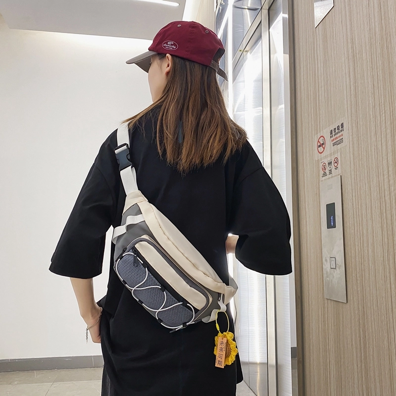 宝琳卡 潮轻便时尚 尼龙 腰包 男女同款情侣款 多色