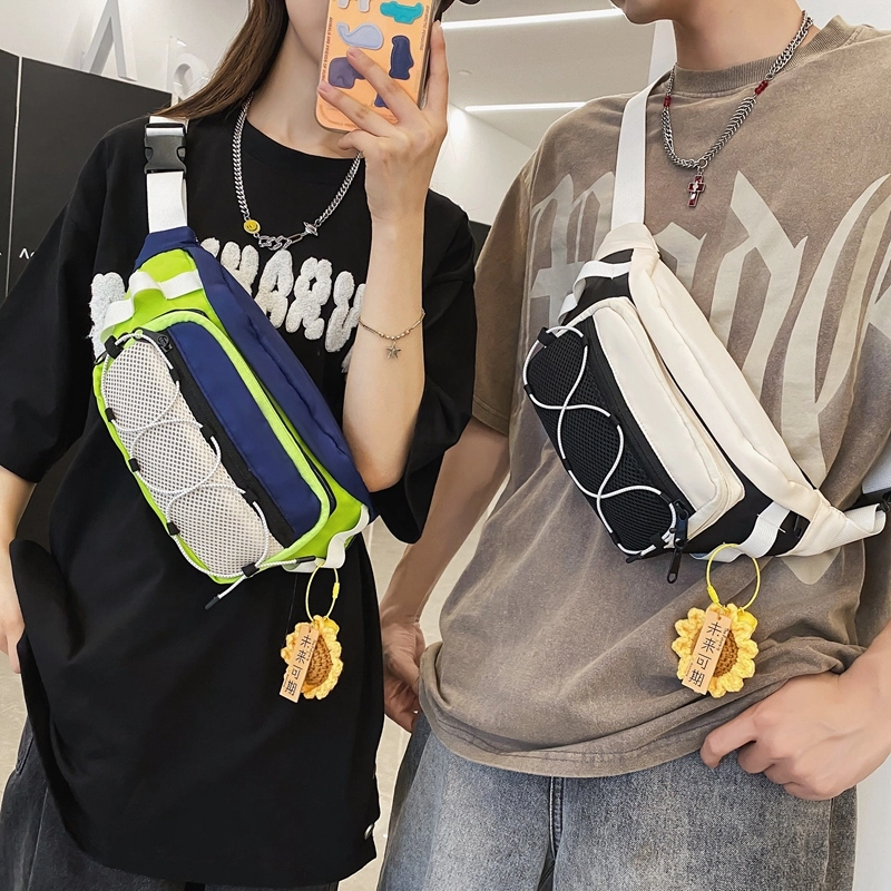 宝琳卡 潮轻便时尚 尼龙 腰包 男女同款情侣款 多色