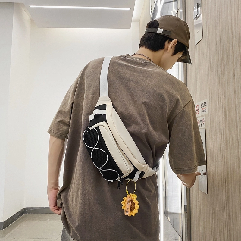宝琳卡 潮轻便时尚 尼龙 腰包 男女同款情侣款 多色