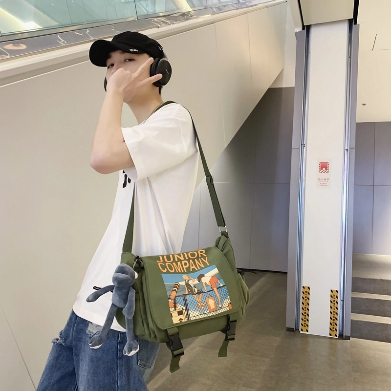 宝琳卡 时尚原宿简约 尼龙 单肩包 男女同款情侣款 多色