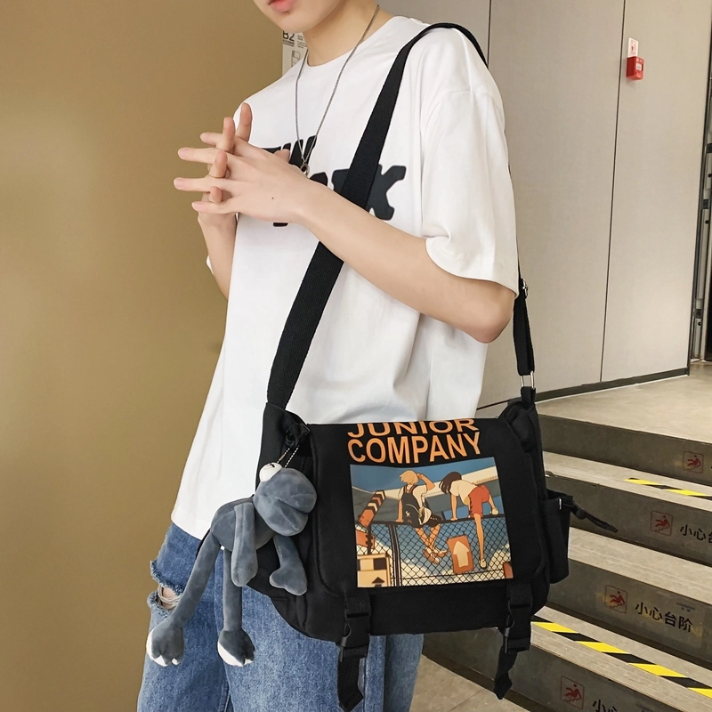 宝琳卡 时尚原宿简约 尼龙 单肩包 男女同款情侣款 多色
