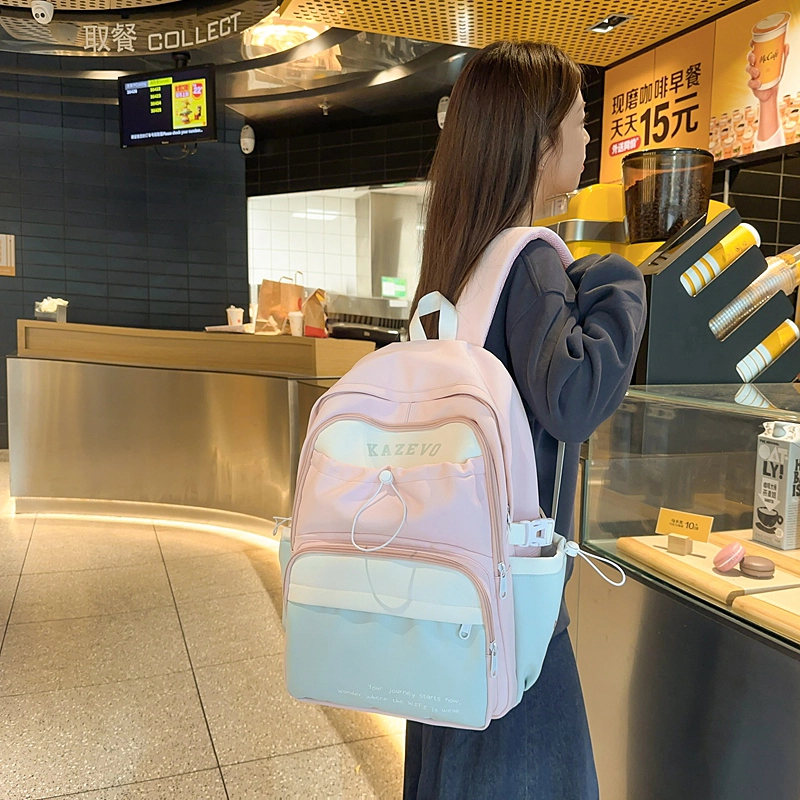 宝琳卡 时尚简约高颜值百搭 尼龙 双肩包 女款 多色